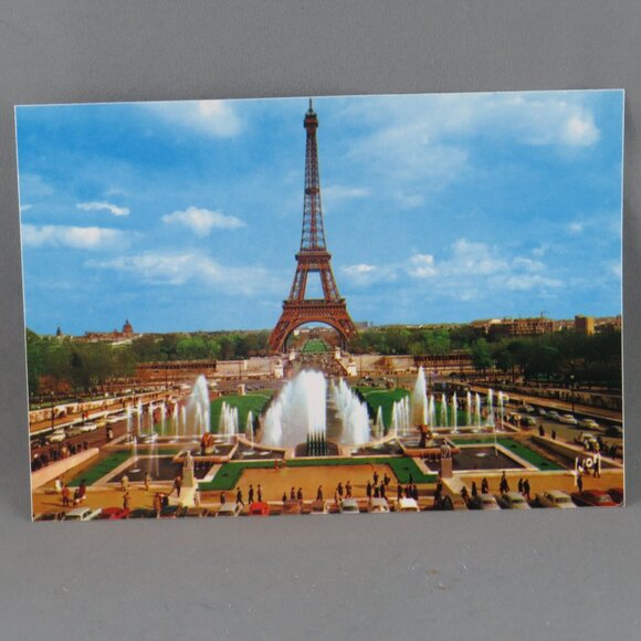 Vintage Postcard - Eifel Tower Paris France - Yvon Paris - Picture 1 of 4